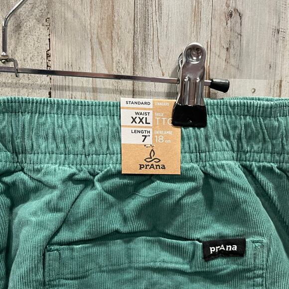 New! Prana Canyon Camp Corduroy Shorts Cove 7” Inseam Mens Size XXL - Picture 4 of 5